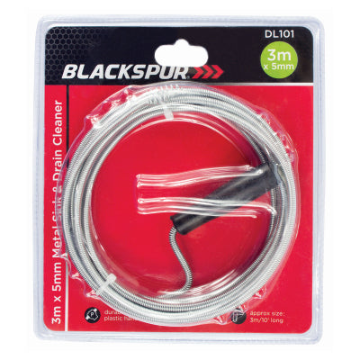Blackspur 3m x 5mm Metal Sink and Drain Cleaner