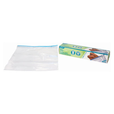 Ashley 10 Zip Seal Food and Freezer Bags