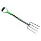 DIGGING FORK WITH PLASTIC COATED STEEL SHAFT