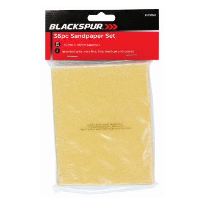 Blackspur 36PC SANDPAPER SET