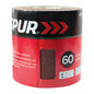 Blackspur ALUMINIUM OXIDE FINISHING PAPER - GRADE 60 - 10M X 115 MM