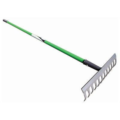 GARDEN RAKE WITH PVC GRIP-12 TEETH