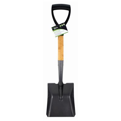 SQUARE HEAD MICRO SHOVEL WITH WOODEN HANDLE