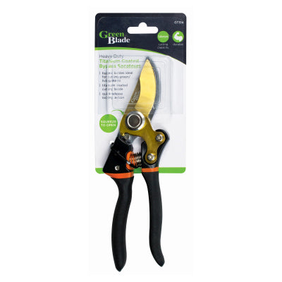 HEAVY DUTY TITANIUM COATED BYPASS SECATEURS