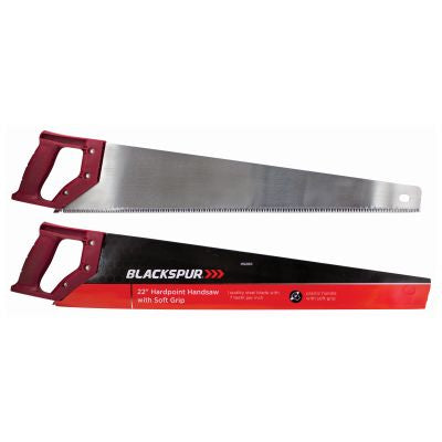Blackspur 22" HARDPOINT HANDSAW WITH SOFT GRIP