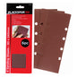 Blackspur 6 SANDING SHEETS - 93 X 240MM
