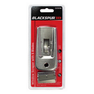 Blackspur WINDOW SCRAPER WITH 5 BLADES BB-SCR318