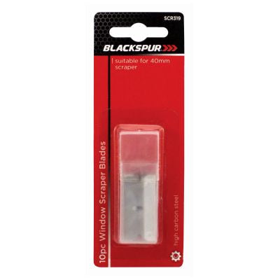 Blackspur 10PC WINDOW SCRAPER BLADES