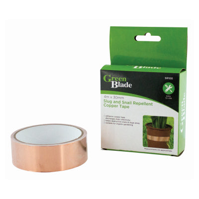 SLUG AND SNAIL REPELLENT COPPER TAPE 4M X 30MM