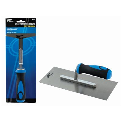 Pro User STEEL PLASTERING TROWEL WITH TPR HANDLE