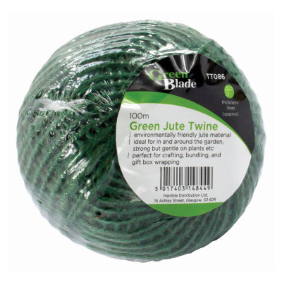 100M GREEN JUTE TWINE