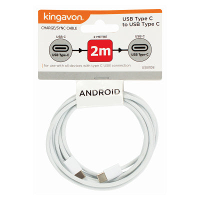 Kingavon 2m USB-C to USB-C Cable