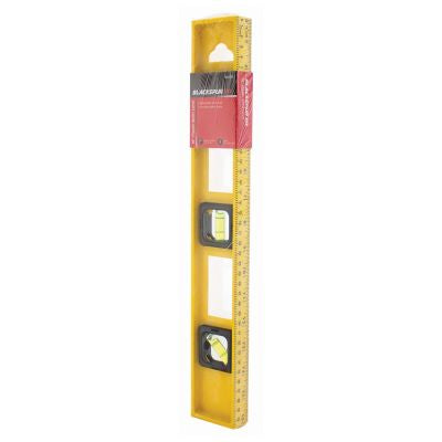 Blackspur 400MM/16" PLASTIC SPIRIT LEVEL
