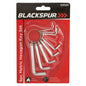 Blackspur 8PC Metric Hexagon Key Wrench Set BB-WR252 – 1.5mm to 6mm Allen Keys