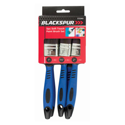 Blackspur 5 Piece Soft Touch Paint Brush Set