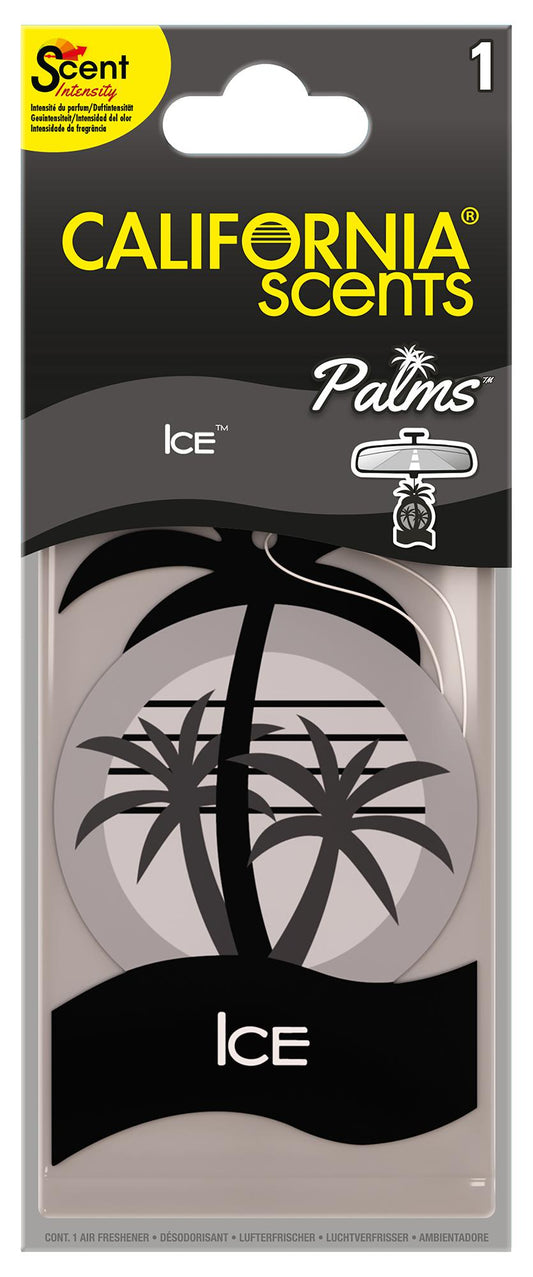 California Scents Palm Tree Hanging Air Freshener Ice CPA060-1