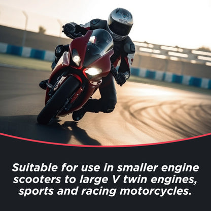 Carlube 2-Stroke Semi-Synthetic Motorcycle Engine Oil 1L XSS010