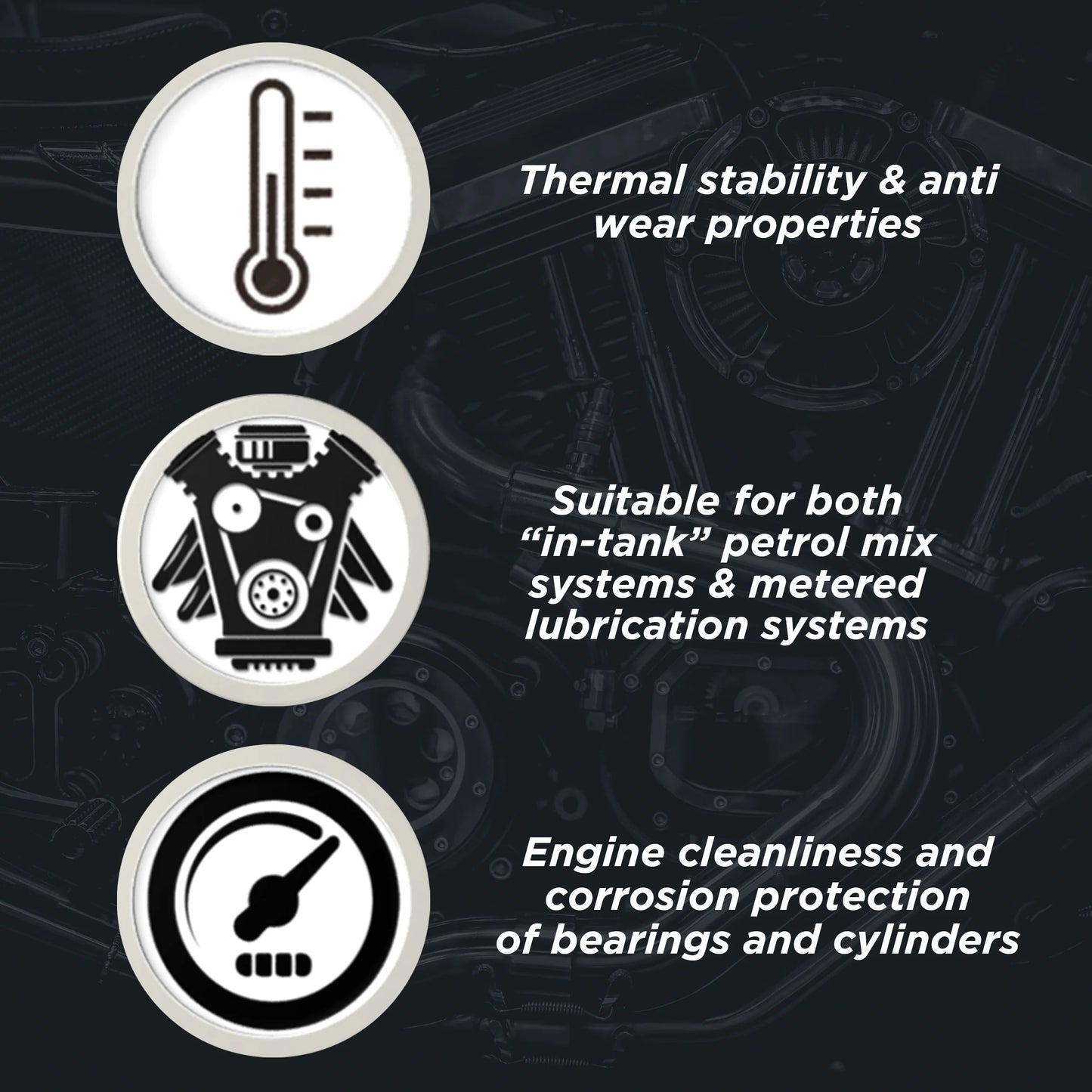 Carlube 2-Stroke Semi-Synthetic Motorcycle Engine Oil 1L XSS010