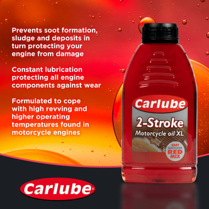 Carlube 2-Stroke Mineral Engine Oil Motorcycle Oil 500ml
