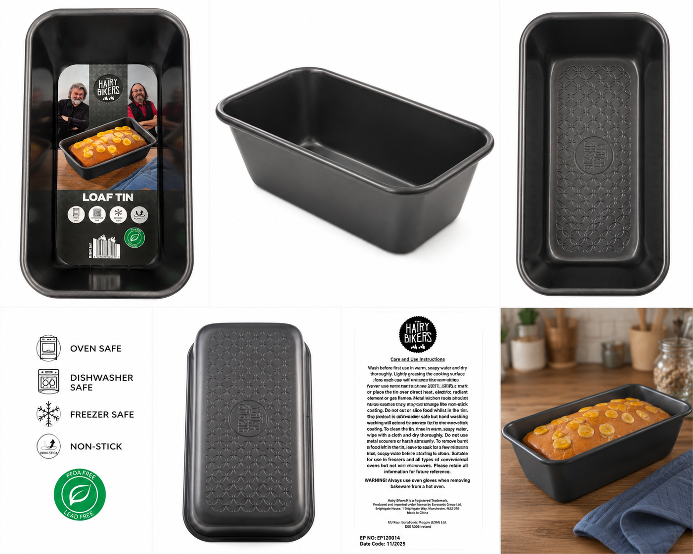 Hairy Bikers 0.8mm Non-Stick Deep Loaf Tin