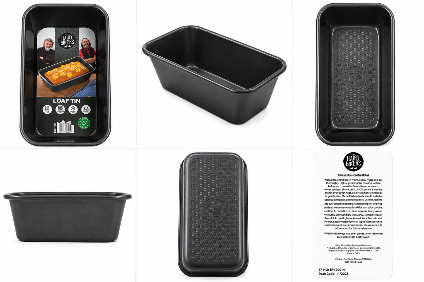 Hairy Bikers 0.8mm Non-Stick Deep Loaf Tin