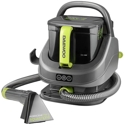 Daewoo Hurricane CAT 2 Aquasteam 1300W 1.4L Upholstery Spot Cleaner Washer– Hot Water Steam Cleaning