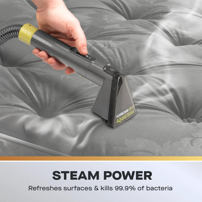 Daewoo Hurricane CAT 2 Aquasteam 1300W 1.4L Upholstery Spot Cleaner Washer– Hot Water Steam Cleaning