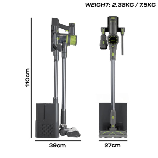 Daewoo Cyclone Freedom Cordless Vacuum Cleaner with Auto Empty System & Charging Station