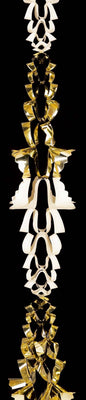 Premier 6 Section Garland 20cm x 2.7m - Gold/Ivory
