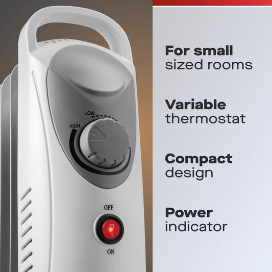 Daewoo 800W Mini Oil-Filled Radiator – Arriving November 2026
