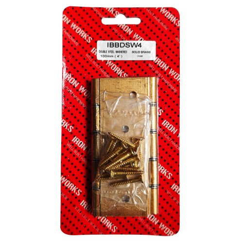 4" DSW Solid Brass Butt Hinge