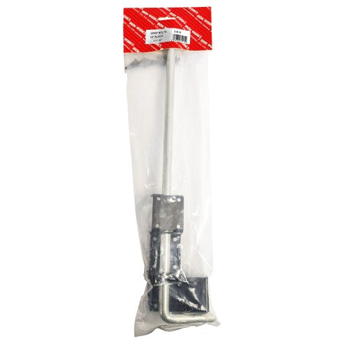 18" Black Garage Door Bolts