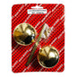 2 1/4" Sprung Victorian Mortice Knobs Brassed