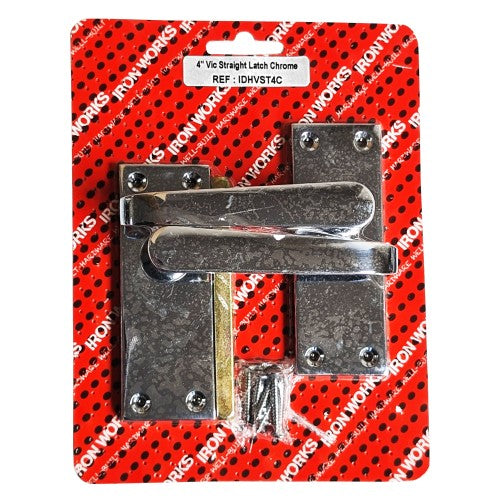 Vic Straight Latch Chrome