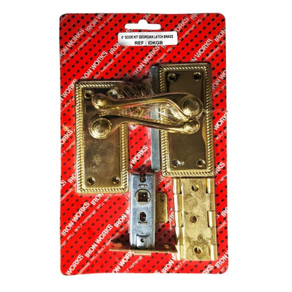 Door Kit Georgian Brassed