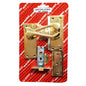 Door Kit Scroll Latch Victorian Brassed