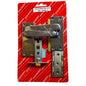 Door Kit Straight Latch Victorian Chrome