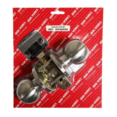 60/70mm Passage Knob Stainless Steel