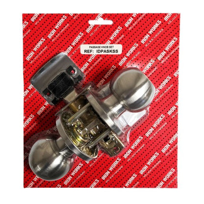 60/70mm Passage Knob Stainless Steel