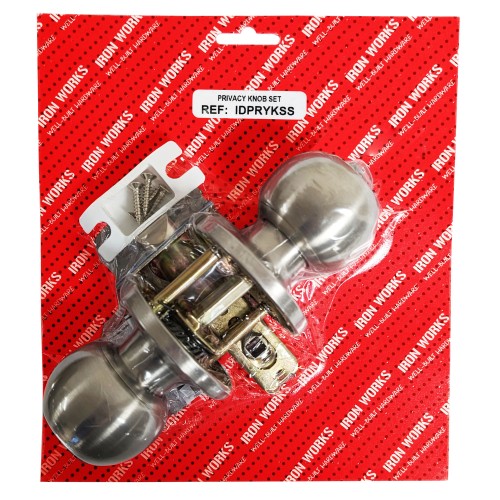 60/70mm Privacy Knob Stainless Steel