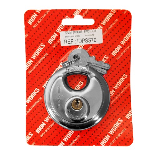 Discus Padlock Stainless Steel 70mm