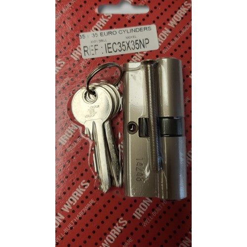 35 x 35 Nickel Plated 3 Keys