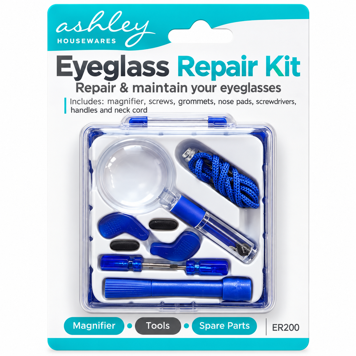 Ashley Housewares Eyeglass Repair Kit ER200