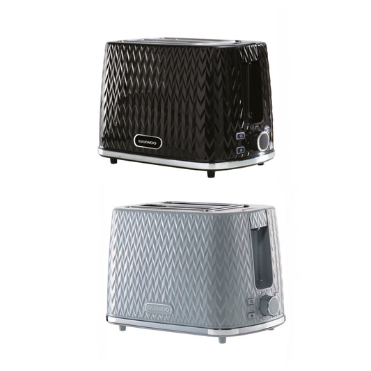 Daewoo Argyle 2 Slice Toaster - Colour Variants