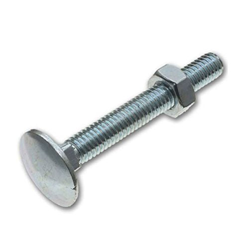 Cup Square Bolts & Nuts Zinc 5 Per Pack