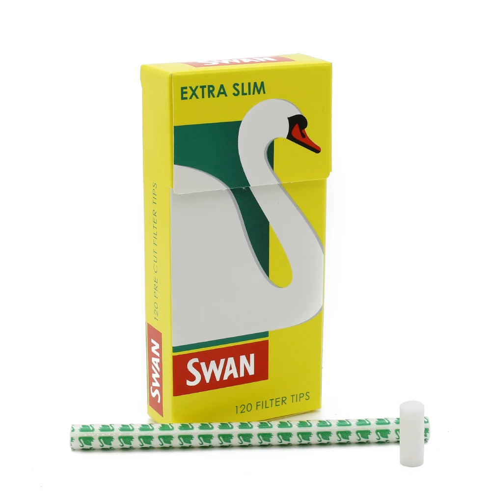 Swan Extra Slim Filter Tips 120 Pack – 5.4mm x 15mm RYO Filters