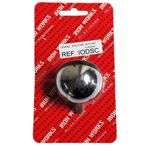Chrome Oval Door Stops