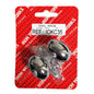 Oval Knobs Chrome 35mm