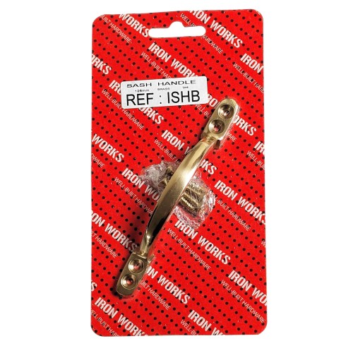 Sash Handle 125mm Brass