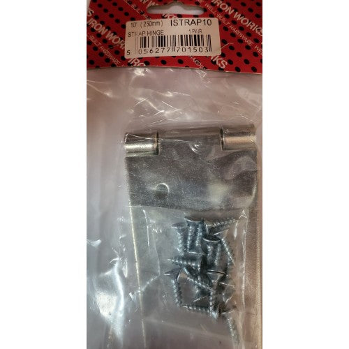 10'' Strap Hinges Zinc